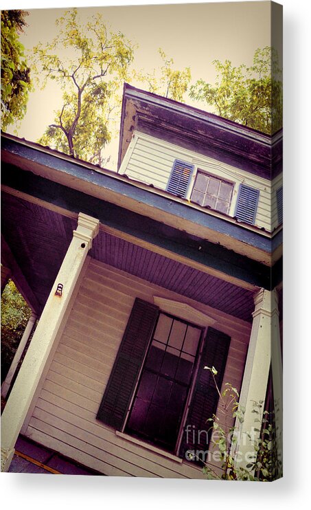 House Acrylic Print featuring the photograph Creepy Old House #1 by Jill Battaglia