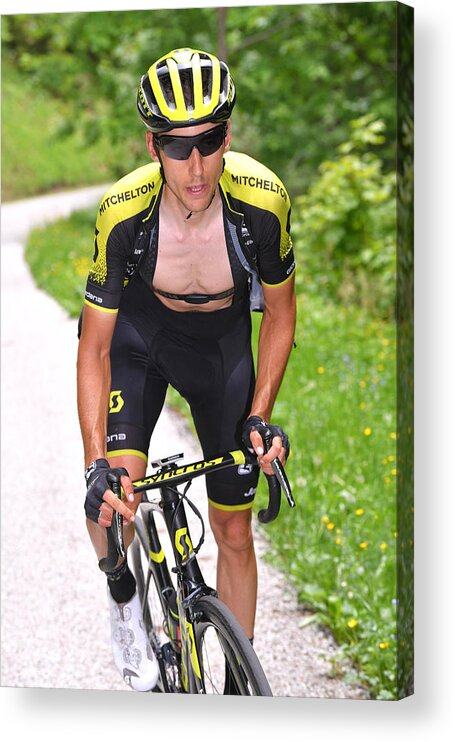 Espace San Bernardo Acrylic Print featuring the photograph Cycling: 70th Criterium du Dauphine 2018 / Stage 6 #1 by Tim de Waele