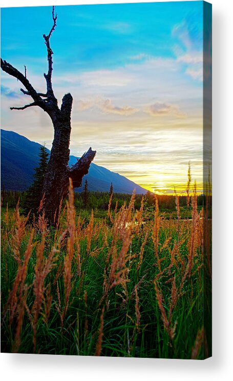 Kyle Lavey Photography Acrylic Print featuring the photograph Eagle River Sunset by Kyle Lavey