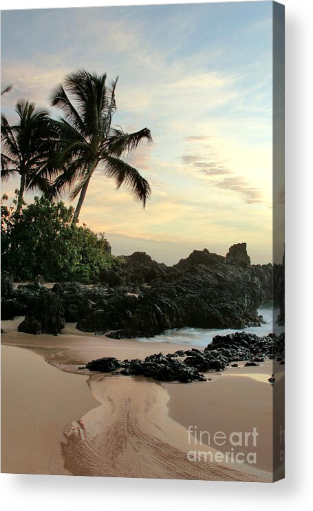 Aloha Acrylic Print featuring the photograph Edge of the Sea by Sharon Mau
