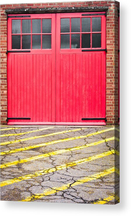 999 Acrylic Print featuring the photograph Fire station #1 by Tom Gowanlock