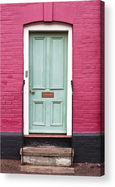 Access Acrylic Print featuring the photograph Front door #1 by Tom Gowanlock