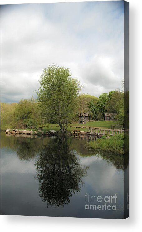 Grays Acrylic Print featuring the photograph Grays Mill Pond #1 by Angela DeFrias
