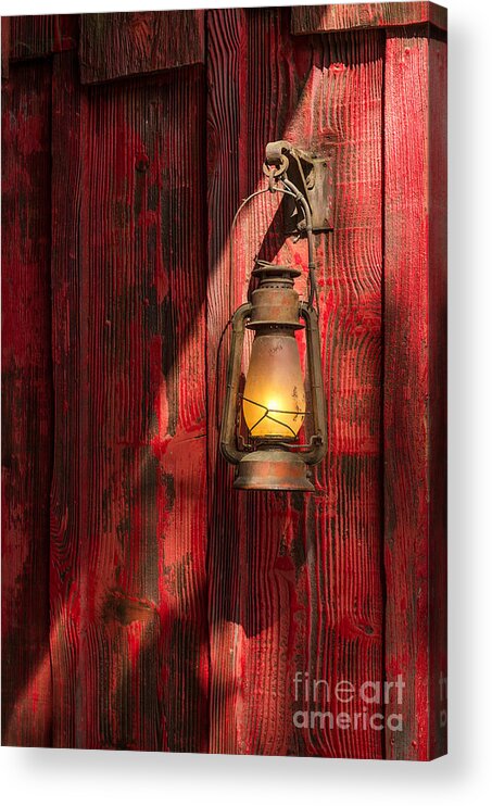 West Acrylic Print featuring the photograph Kerosene Lantern #1 by Carlos Caetano