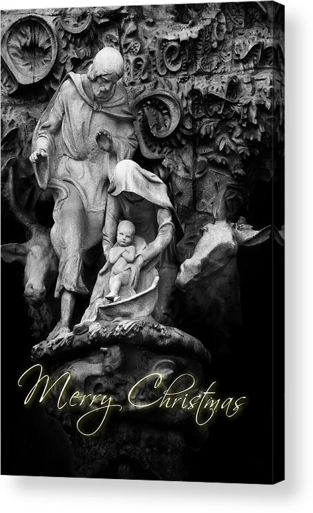 Merry Christmas Acrylic Print featuring the photograph Merry Christmas #1 by U Schade