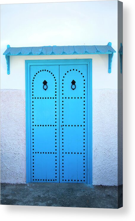 Mosque Acrylic Print featuring the photograph Old Moroccan Door #1 by Boggy22
