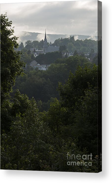 Town Acrylic Print featuring the photograph St. Joseph's Catholic Church by Jim West