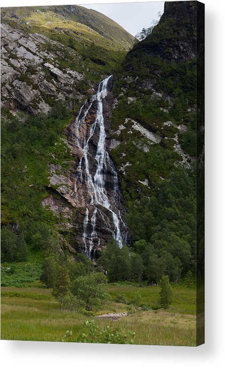 Steall Falls Acrylic Print featuring the photograph Steall Falls #1 by Nick Atkin