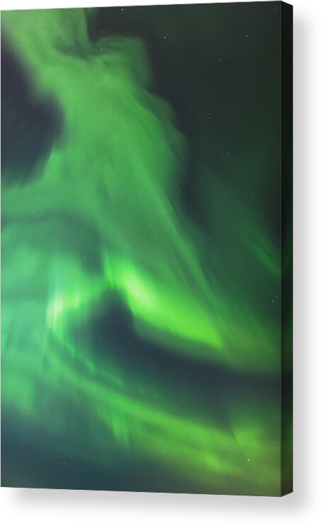 Anchorage Acrylic Print featuring the photograph The Green Northern Lights Corona #1 by Kevin Smith