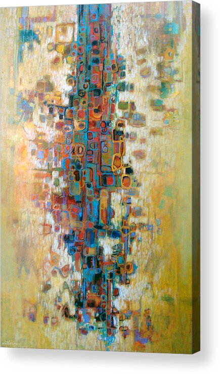  Abstract Acrylic Print featuring the painting Tree of Life #1 by Dale Witherow