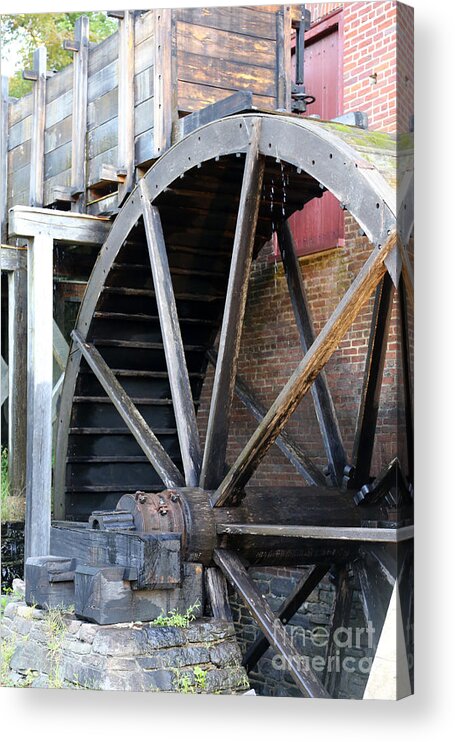 Water Wheel Acrylic Print featuring the photograph Water Wheel by Dwight Cook