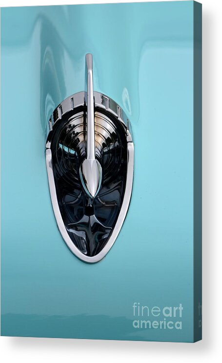 Chevy Acrylic Print featuring the photograph 57 Chevy Detail by Dean Ferreira