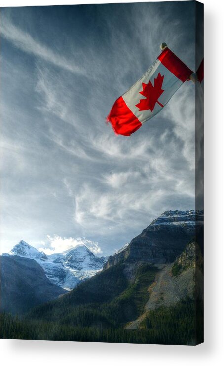Jasper Alberta Canada Acrylic Print featuring the photograph Jasper Alberta Canada by Paul James Bannerman