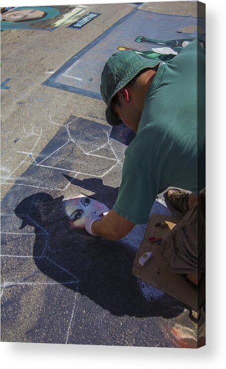 Florida Acrylic Print featuring the photograph Lake Worth Street Painting Festival #11 by Debra and Dave Vanderlaan