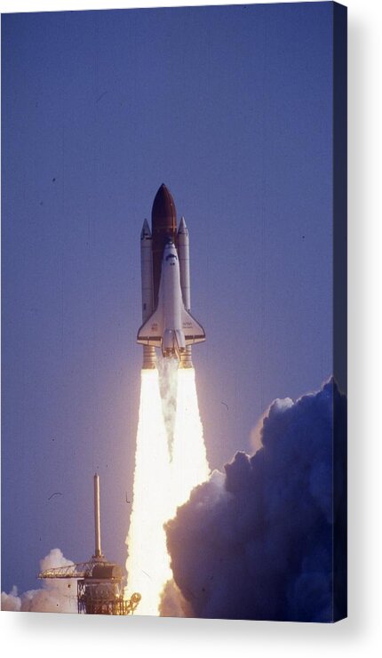 Retro Images Archive Acrylic Print featuring the photograph Space Shuttle Challenger #13 by Retro Images Archive