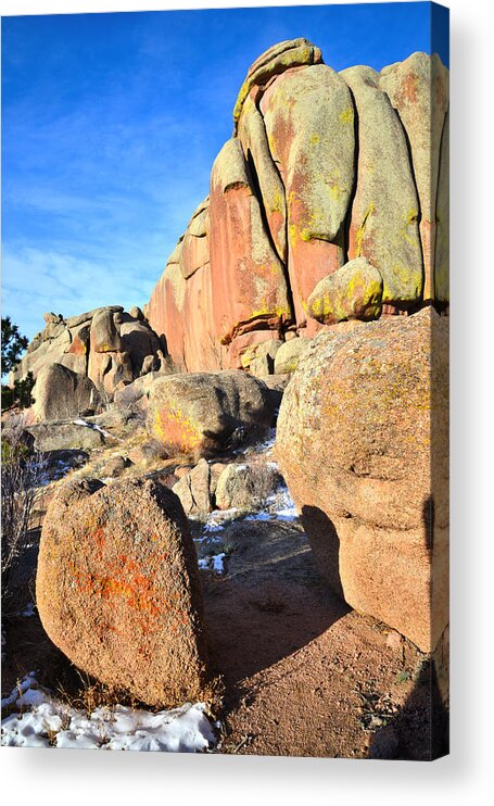 Vedauwoo Rocks Acrylic Print featuring the photograph Vedauwoo Rocks #13 by Ray Mathis