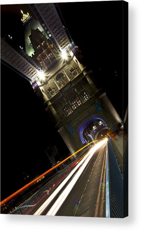 Tower Bridge Acrylic Print featuring the photograph Tower Bridge London #18 by David Pyatt