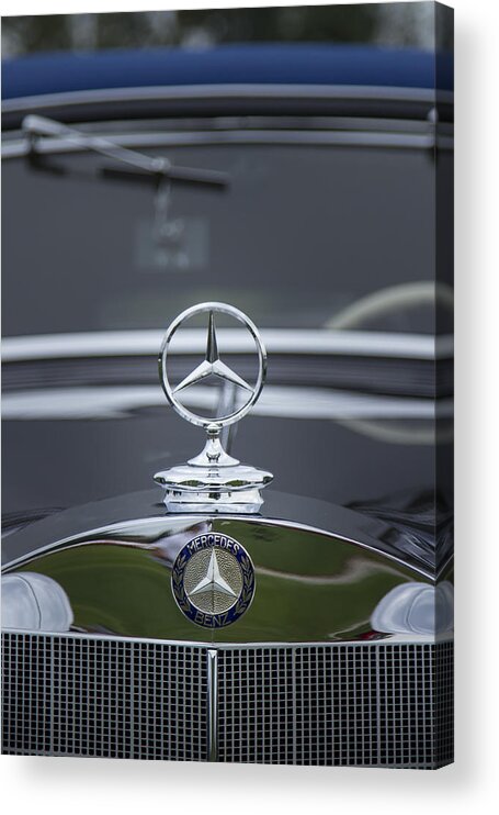 1937 Acrylic Print featuring the photograph 1937 Mercedes Benz by Jack R Perry