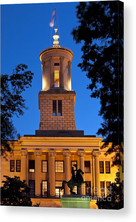 Andrew Jackson Acrylic Print featuring the photograph Capital Building #2 by Brian Jannsen