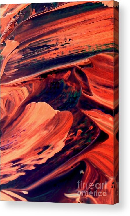 Catalyst Acrylic Print featuring the painting Catalyst #2 by Jacqueline McReynolds