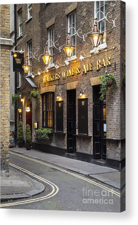 Pub Acrylic Print featuring the photograph London Pub #2 by Brian Jannsen