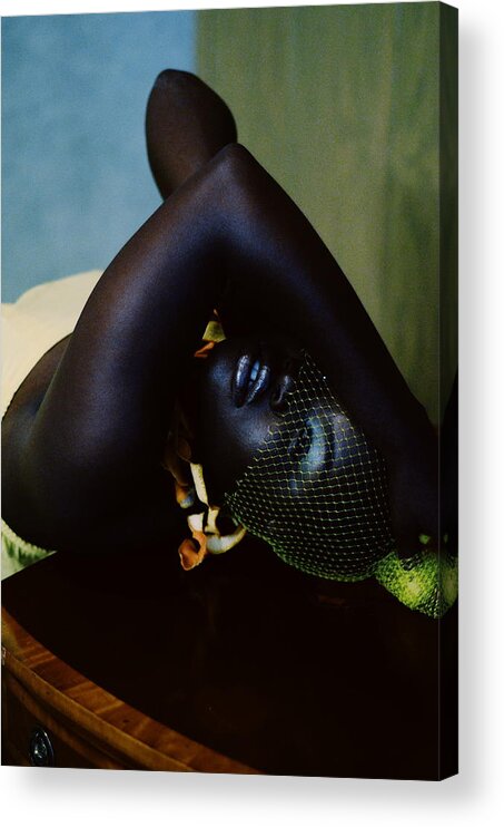 Hand Raised Acrylic Print featuring the photograph The Black Victorian #2 by Stephanie Nnamani