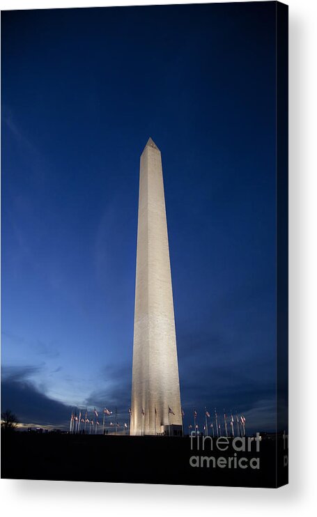 Washington Monument Acrylic Print featuring the photograph Washington Monument #2 by Jim West