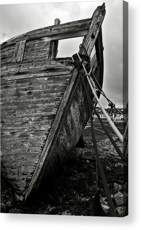 Old Acrylic Print featuring the photograph Old abandoned ship #3 by RicardMN Photography
