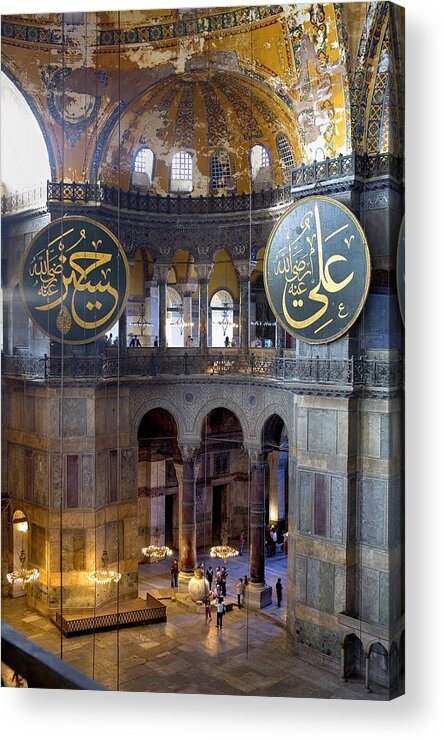 Asia Acrylic Print featuring the photograph Turkey. Istanbul. Hagia Sophia Basilica #3 by Everett