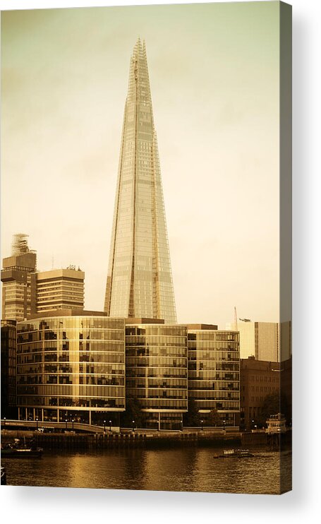London Acrylic Print featuring the photograph The Shard #4 by Songquan Deng
