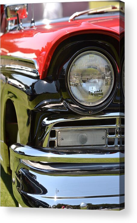 Car Acrylic Print featuring the photograph 50's Ford by Dean Ferreira