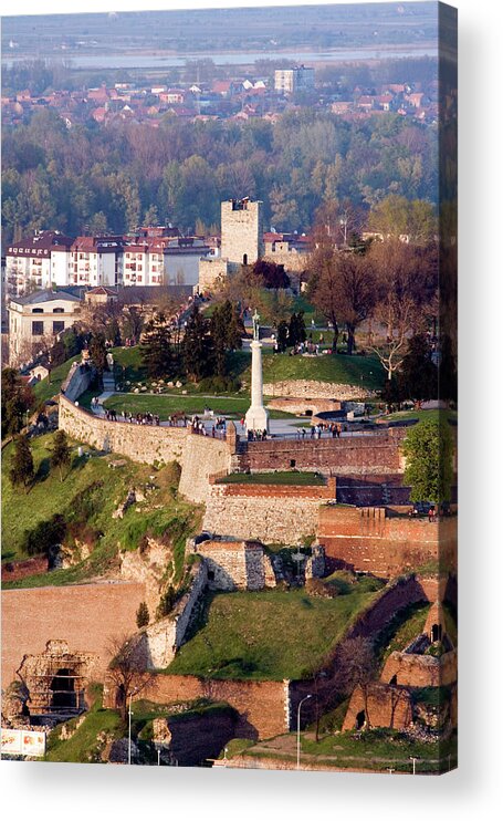 Aerials Acrylic Print featuring the photograph Belgrade, Serbia #6 by Russell Gordon