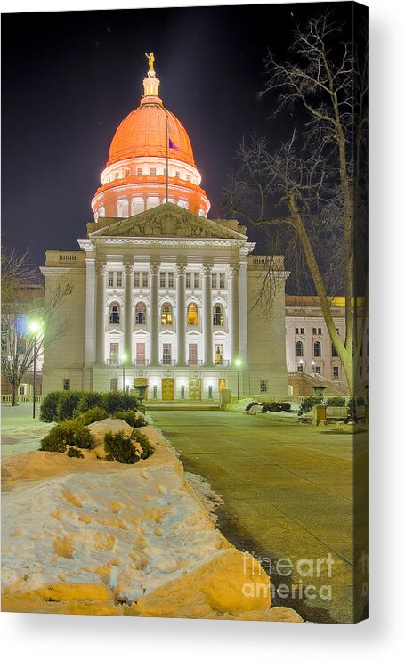 Capitol Acrylic Print featuring the photograph Madison capitol by Steven Ralser