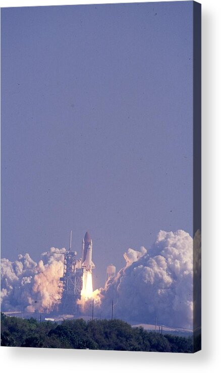 Retro Images Archive Acrylic Print featuring the photograph Space Shuttle Challenger #7 by Retro Images Archive