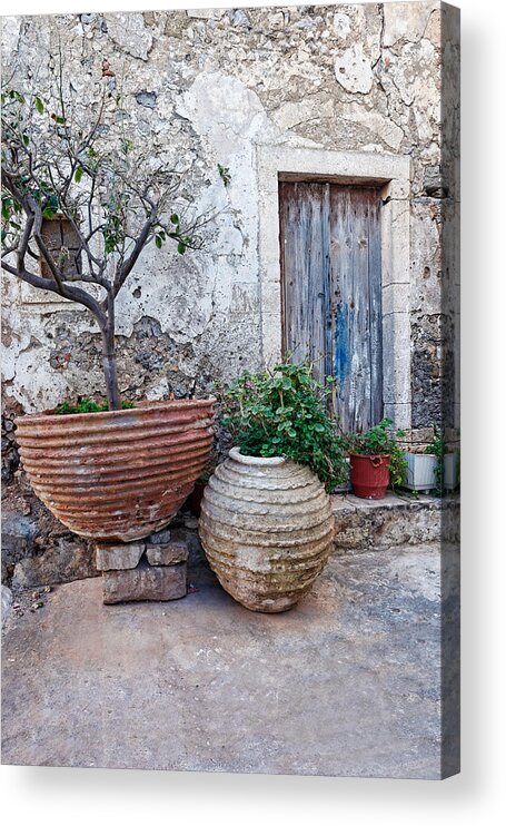 Alley Acrylic Print featuring the photograph Kythera - Greece #9 by Constantinos Iliopoulos