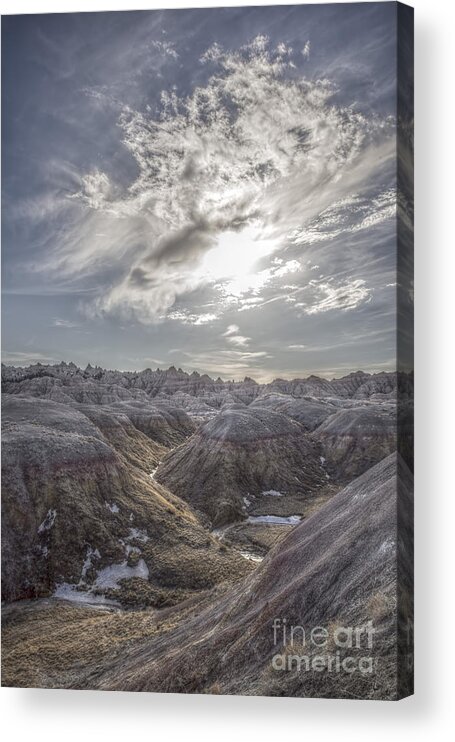 Badlands Acrylic Print featuring the photograph A Badlands Afternoon by Steve Triplett