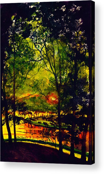 Mississippi Acrylic Print featuring the painting A Better Place to Be by Frank SantAgata