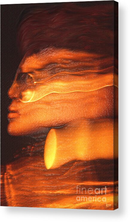 Woman Acrylic Print featuring the photograph A Modern Woman by Jeff Breiman