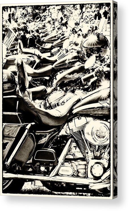 Bike Acrylic Print featuring the photograph A Roar of Thunder by Tami Stieger