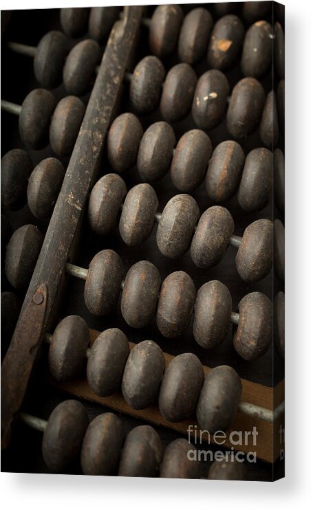 Counting Acrylic Print featuring the photograph Abacus by Edward Fielding