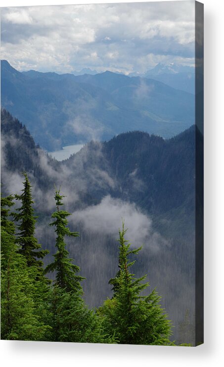 Mountain Acrylic Print featuring the photograph Above the Cloud by Marilyn Wilson