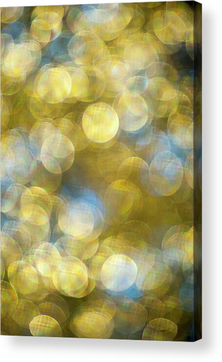 Holiday Acrylic Print featuring the photograph Abstract Spots Of Light by Brian Stablyk