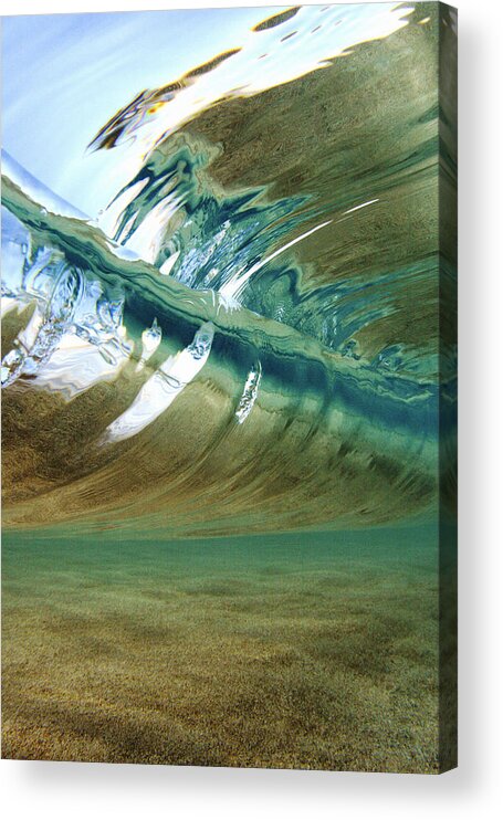 Abstract Acrylic Print featuring the photograph Abstract Underwater 2 by Vince Cavataio - Printscapes