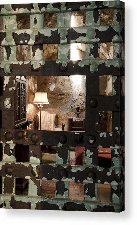 Eastern State Penitentiary Acrylic Print featuring the photograph Al Capone Cell by Crystal Wightman