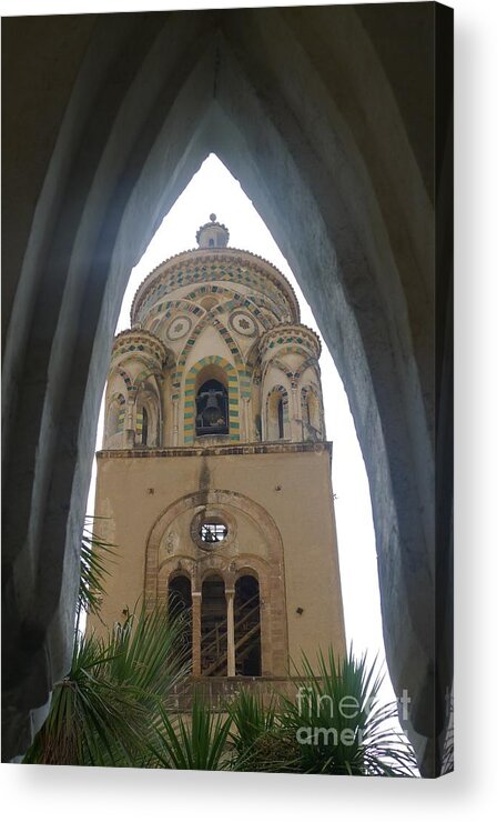 Amafli Church Acrylic Print featuring the photograph Amalfi - Church by Nora Boghossian