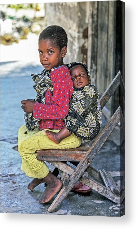 Africa Acrylic Print featuring the photograph Amali and Mosi by Tina Manley