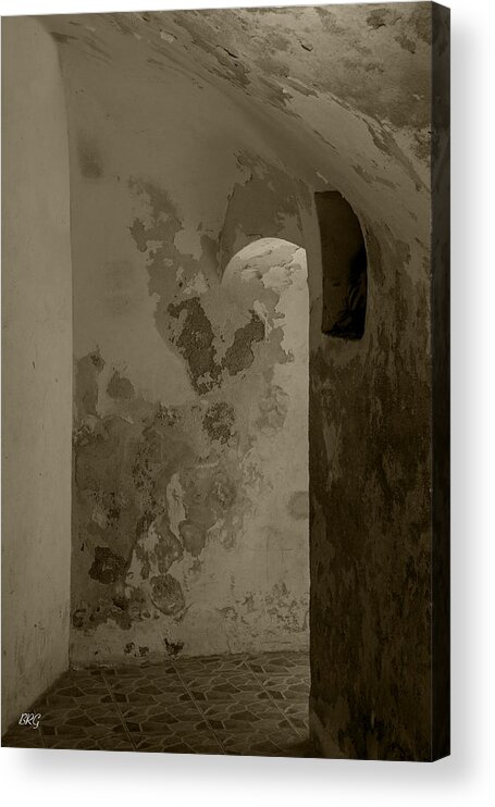 Vintage Acrylic Print featuring the photograph Ancient City Architecture No 2 by Ben and Raisa Gertsberg