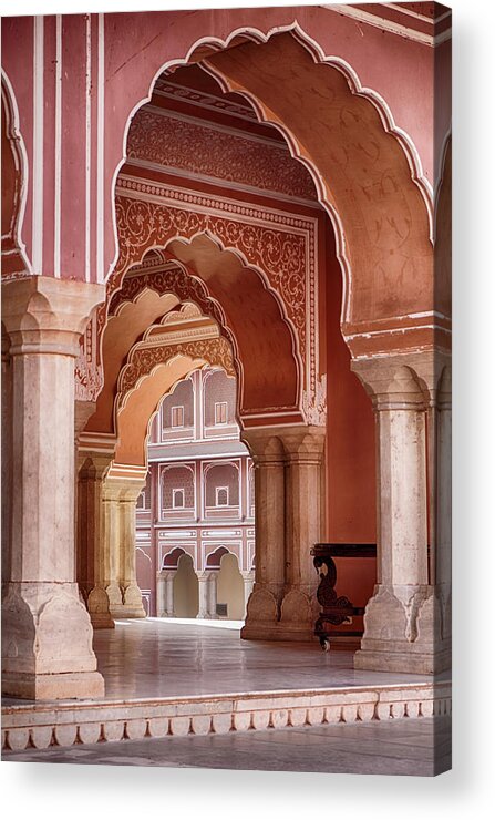 Arch Acrylic Print featuring the photograph Arches In The City Palace by Searagen