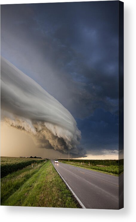 Grass Acrylic Print featuring the photograph Arcus cloud by Ryan McGinnis