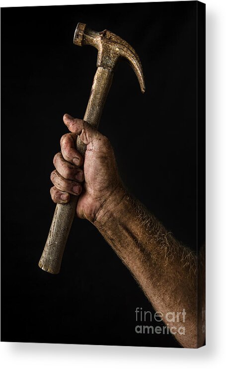 Hammer Acrylic Print featuring the photograph Arm and Hammer by Diane Diederich